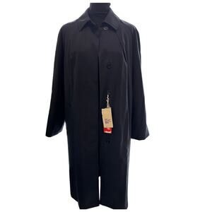 NWT Vintage 1950s or 1960s Navy Trench Coat, NEVER WORN-NWT WPL 12467